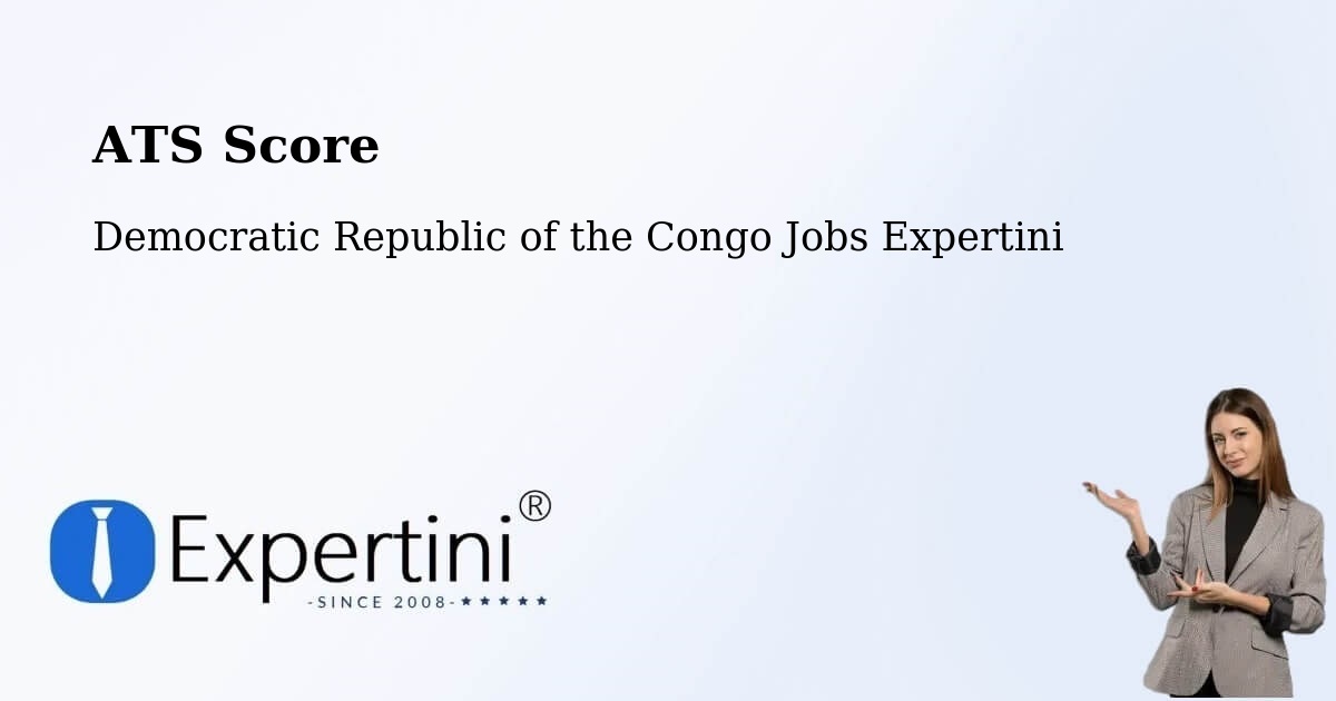 Resume ATS Score & Job Description Match Tool – Masina - Democratic Republic of the Congo Jobs Expertini