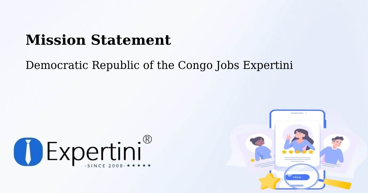 Corporate Mission – Masina - Democratic Republic of the Congo Jobs Expertini