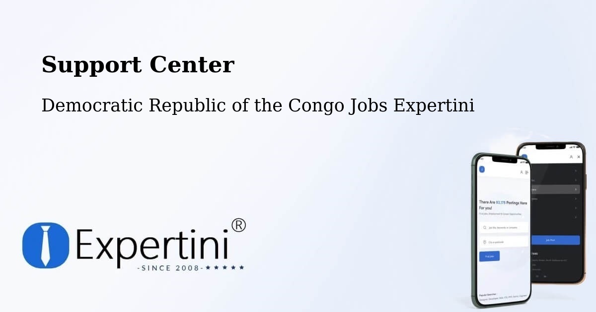 Support Services – Masina - Democratic Republic of the Congo Jobs Expertini