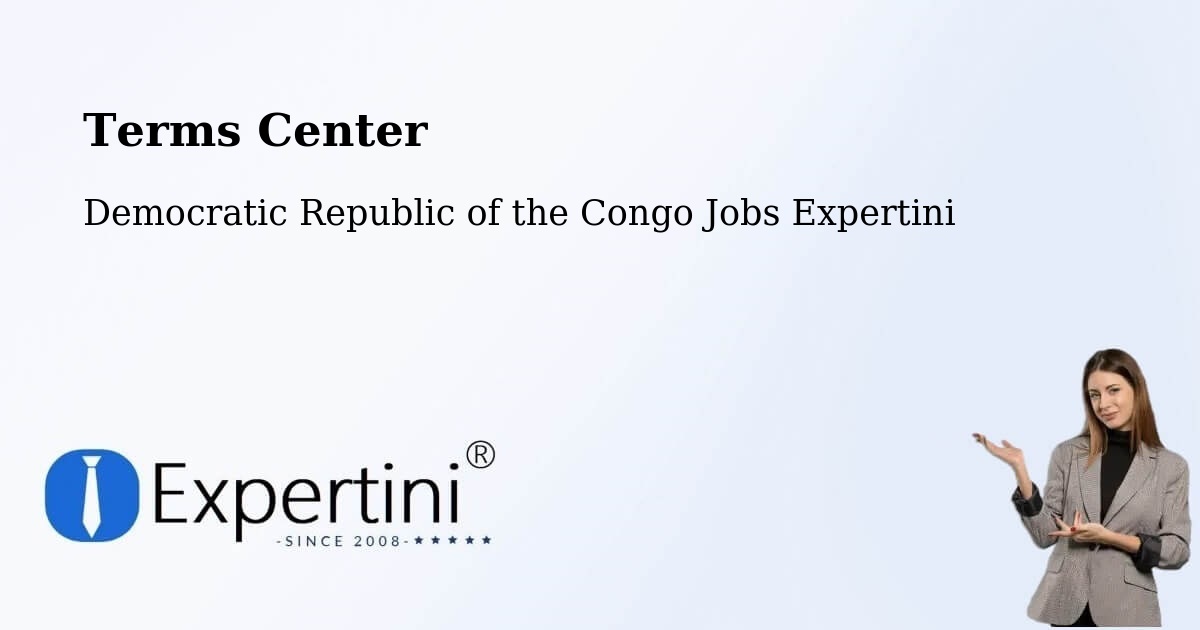 Terms of Service – Masina - Democratic Republic of the Congo Jobs Expertini